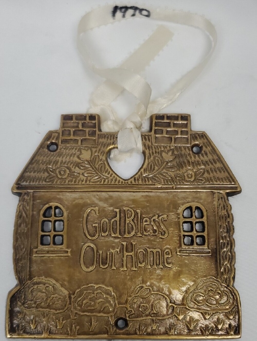 Gold 'God Bless Our Home' Decorative Plaque - Picture 2 of 5